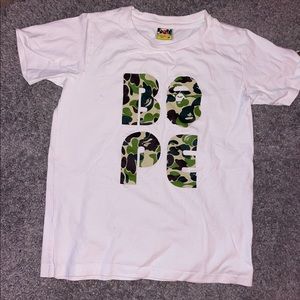 Bape camo tee